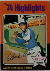 Hank Aaron Baseball Cards 1975 Topps Mini Prices