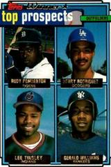 Pemberton, Rodriguez, Tinsley, Williams #656 Baseball Cards 1992 Topps Gold Prices