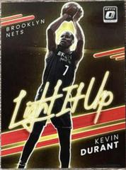 Kevin Durant [Red] Basketball Cards 2021 Panini Donruss Optic Light It Up Prices