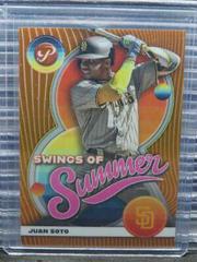 Juan Soto [Orange] Baseball Cards 2023 Topps Pristine Swings of Summer Prices