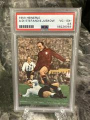 Alfredo DI Stefano, Erich Juskowiak Soccer Cards 1959 Heinerle Prices