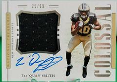 Tre'Quan Smith Football Cards 2018 National Treasures Rookie Colossal Signatures Prices