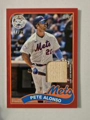 Pete Alonso [Red] #89BR-PA Baseball Cards 2024 Topps 1989 Relic Prices
