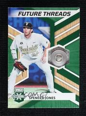 Spencer Jones [Emerald] #FT-SJ Baseball Cards 2022 Panini Elite Extra Edition Future Threads Prices