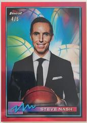 Steve Nash [Red Refractor] #38 Basketball Cards 2021 Topps Finest Prices
