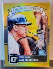 Alex Rodriguez [Gold] #19 Baseball Cards 2016 Panini Donruss Optic Prices
