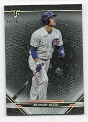 Anthony Rizzo [Onyx] #11 Baseball Cards 2021 Topps Triple Threads Prices