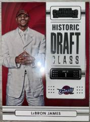 LeBron James #20 Basketball Cards 2022 Panini Contenders Historic Draft Class Prices