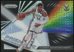 Giannis Antetokounmpo [Mojo Prizm] #29 Basketball Cards 2021 Panini Prizm Prizmatic Prices