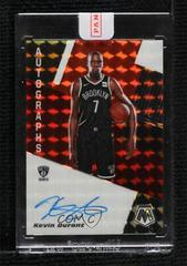Kevin Durant [Choice Fusion Red] Basketball Cards 2019 Panini Mosaic Autographs Prices