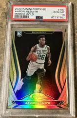 Aaron Nesmith [Mirror Gold] #187 Basketball Cards 2020 Panini Certified Prices