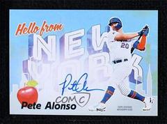 Pete Alonso [Blue] Baseball Cards 2022 Topps Archives Postcards Autographs Prices