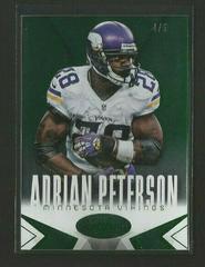 Adrian Peterson [Green] #56 Football Cards 2014 Panini Certified Prices