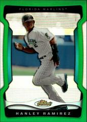 Hanley Ramirez [Green Refractor] Baseball Cards 2009 Finest Prices