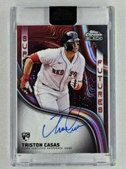 Triston Casas [Red] #SFA-TC Baseball Cards 2023 Topps Chrome Black Super Futures Autographs Prices