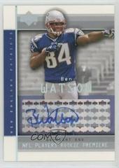 Ben Watson #BW-A Football Cards 2004 Upper Deck Rookie Premiere Autograph Prices