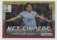 Edinson Cavani [Yellow and Red Pulsar] #23 Soccer Cards 2014 Panini Prizm World Cup Net Finders Prices