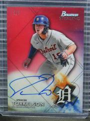 Spencer Torkelson [Red Refractor] #BSPA-ST Baseball Cards 2021 Bowman Sterling Prospect Autographs Prices