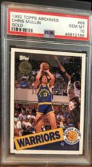 Chris Mullin [Gold] Basketball Cards 1992 Topps Archives Prices
