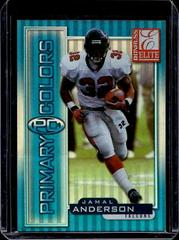 Jamal Anderson [Blue] #5 Football Cards 1999 Panini Donruss Elite Primary Colors Prices