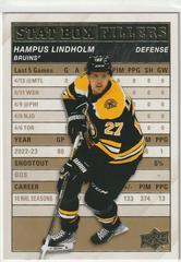 Hampus Lindholm [Gold] Hockey Cards 2023 Upper Deck Stat Box Fillers Prices
