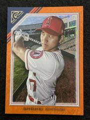 Shohei Ohtani [Orange Pattern] #190 Baseball Cards 2022 Topps Gallery Prices