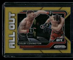 Colby Covington [Gold] #28 Ufc Cards 2023 Panini Prizm UFC All Out Prices