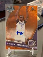 Ashton Hardaway [Orange Shimmer] #BCPA-AHA Basketball Cards 2023 Bowman Chrome University Prospects Autographs Prices