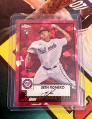 Seth Romero [Red Atomic] Baseball Cards 2021 Topps Chrome Platinum Anniversary Prices