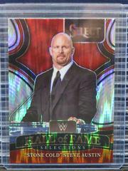 Stone Cold Steve Austin [Flash Prizm] #1 Wrestling Cards 2022 Panini Select WWE Hall of Fame Selections Prices