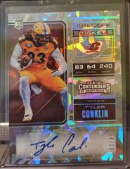 Tyler Conklin [Cracked Ice Autograph] #289 Football Cards 2018 Panini Contenders Draft Picks Prices