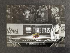 Jet Greaves [Black White] #C225 Hockey Cards 2023 Upper Deck UD Canvas Prices
