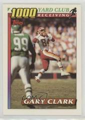 Gary Clark Football Cards 1991 Topps 1000 Yard Club Prices