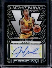 John Collins [Yellow] Basketball Cards 2021 Panini Obsidian Lightning Strike Signatures Prices
