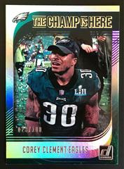 Corey Clement [Holo] Football Cards 2018 Donruss Champ is Here Prices