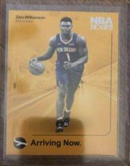 Zion Williamson #2 Basketball Cards 2019 Panini Hoops Arriving Now Prices