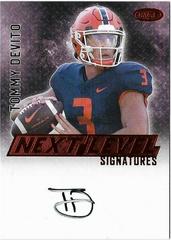 Tommy Devito [Red] #NLS-TD Football Cards 2023 Sage Next Level Signatures Prices