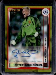 Peter Schmeichel [Gold] #AC-PS Soccer Cards 2022 Topps Merlin Chrome UEFA Club Competitions Autographs Prices