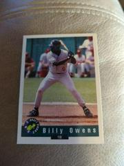 Billy Owens Baseball Cards 1992 Classic Draft Picks Prices