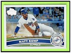 Matt Kemp Baseball Cards 2011 Topps Diamond Anniversary Factory Set Limited Edition Prices