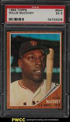 Willie McCovey #544 Baseball Cards 1962 Topps Prices