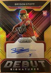 Bryson Stott [Gold Prizm] #DS-BS Baseball Cards 2022 Panini Prizm Debut Signatures Prices