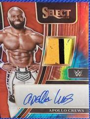 Apollo Crews [Tie Dye Prizm] #AM-ACR Wrestling Cards 2022 Panini Select WWE Autograph Memorabilia Prices