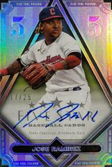 Jose Ramirez Baseball Cards 2022 Topps Five Star Tool Phenom Autographs Prices
