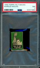 Harold Hagan Football Cards 1950 Topps Felt Backs Prices