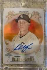 Andrew Vaughn [Orange Refractor] Baseball Cards 2021 Topps Allen & Ginter Chrome Autographs Prices