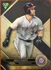 Bryce Harper [Onyx] #1 Baseball Cards 2017 Topps Triple Threads Prices