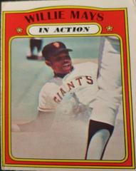Willie Mays [In Action] #50 Baseball Cards 1972 O Pee Chee Prices