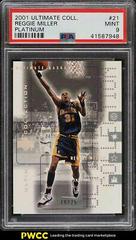 Reggie Miller Platinum #21 Basketball Cards 2001 Ultimate Collection Prices