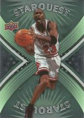 Michael Jordan #SQ-20 Basketball Cards 2008 Upper Deck First Edition Starquest Green Prices
